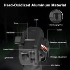 QRLaer Beam Tactical Torch 2000 Lumens