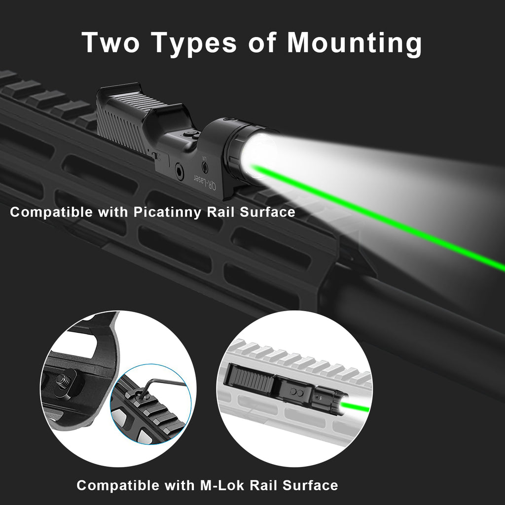 QRLaer MLOK Straight-Grip Tactical Laser Light