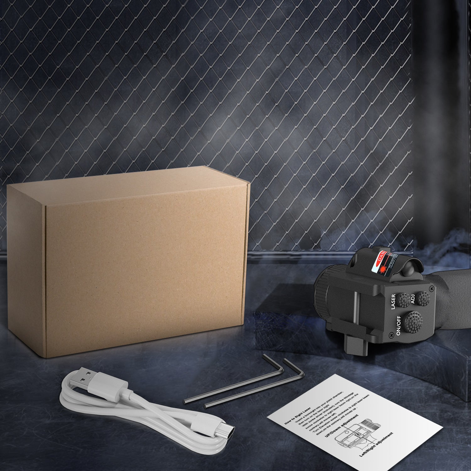 QRLaer Beam Tactical Torch 2000 Lumens