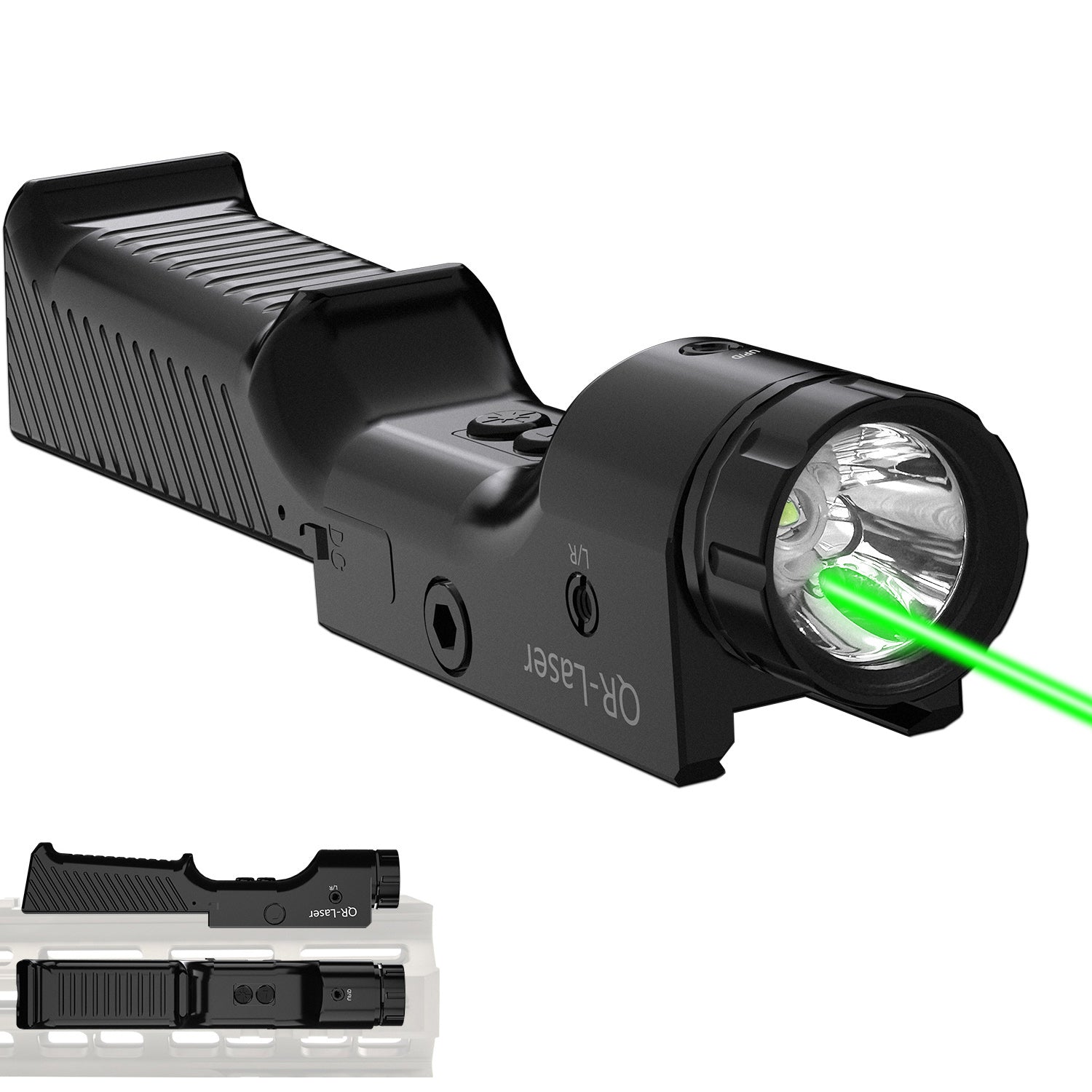 QRLaer MLOK Straight-Grip Tactical Laser Light
