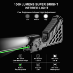 QR Laser XK118. Infrared laser + Green laser + Infrared illumination