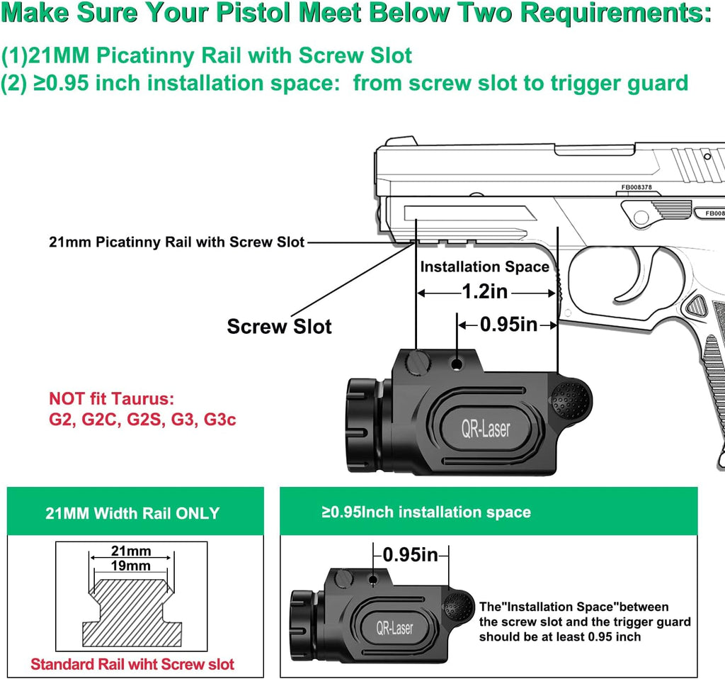 QRLaer Stinger 1200-Lumen Tactical Weapon Light
