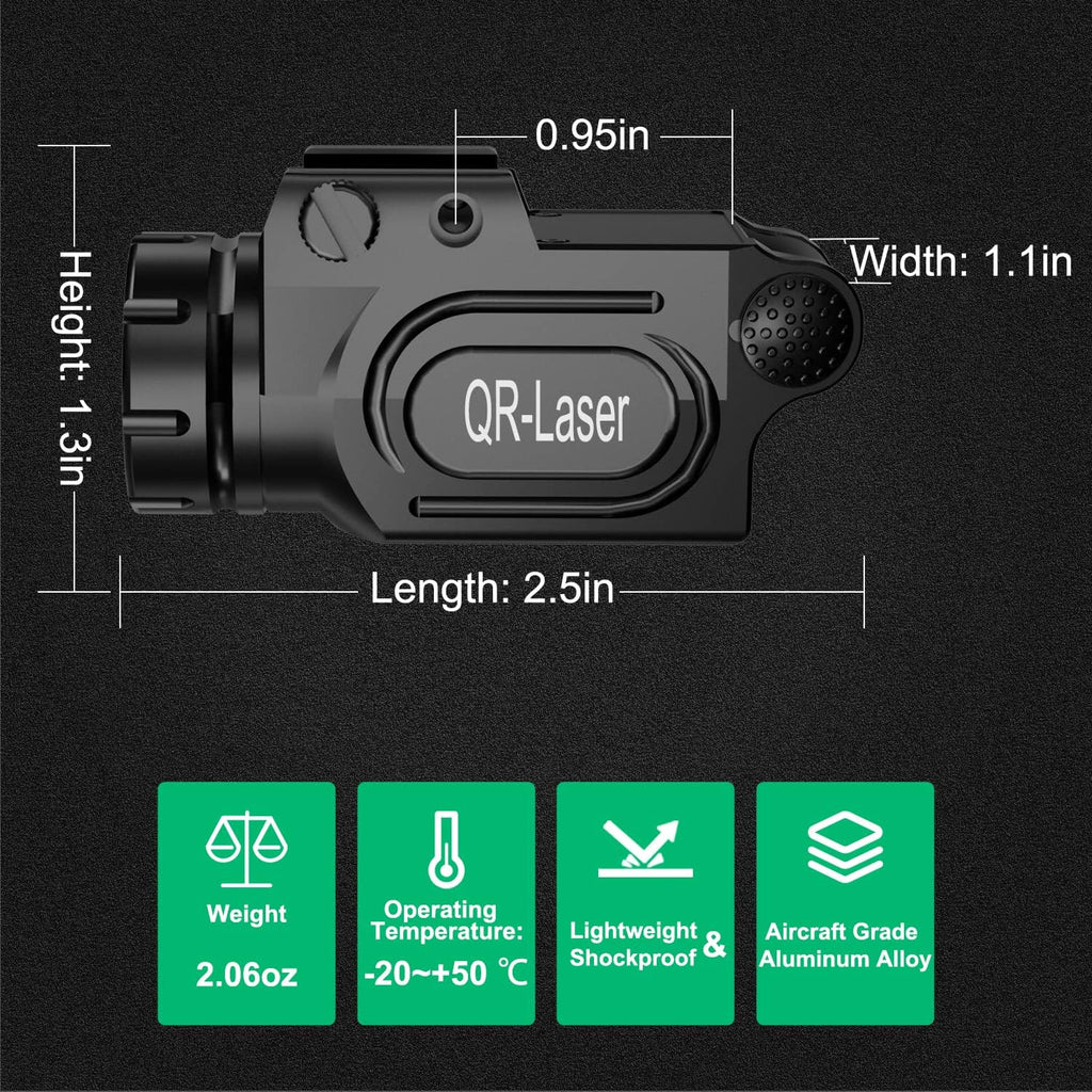 QRLaer Stinger 1200-Lumen Tactical Weapon Light
